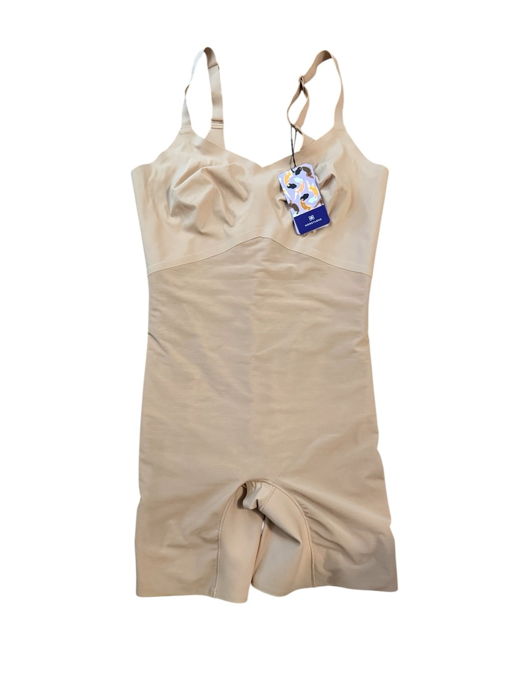 NWT Honeylove Mid-Thigh Bodysuit Shapewear 1X Wireless Bra Targeted Compression - Picture 3 of 11